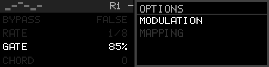 Parameter Options hub
