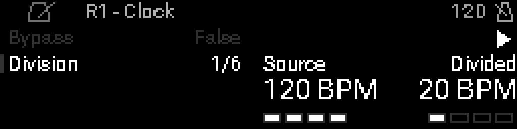 Clock parameters