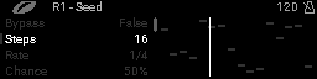 Seed parameters