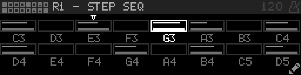 Step Seq parameters