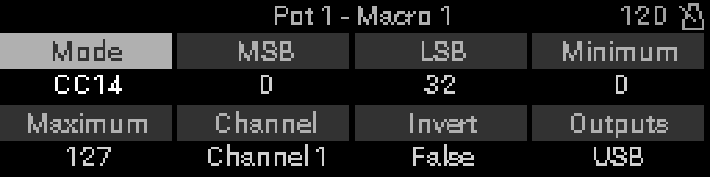 14-bit Control Change macro