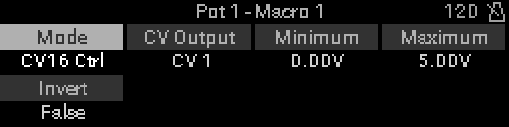 CV16 Direct Control macro