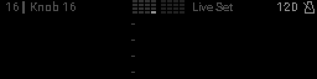 Knob 16 on the left half of the panel