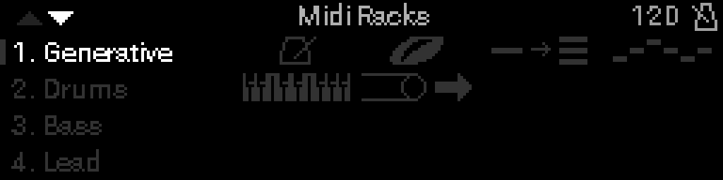 Rack list
