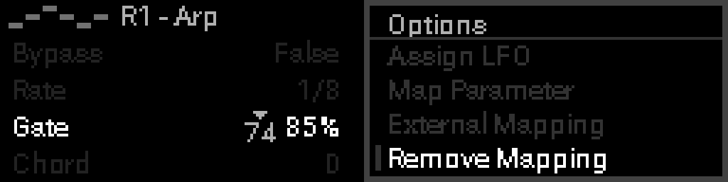Remove external mapping